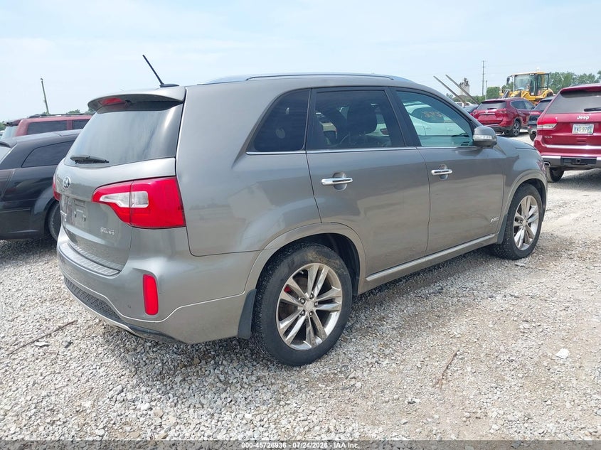 Vin: 5xykwda77fg614525, lot: 46225635, kia sorento limited v6 20154