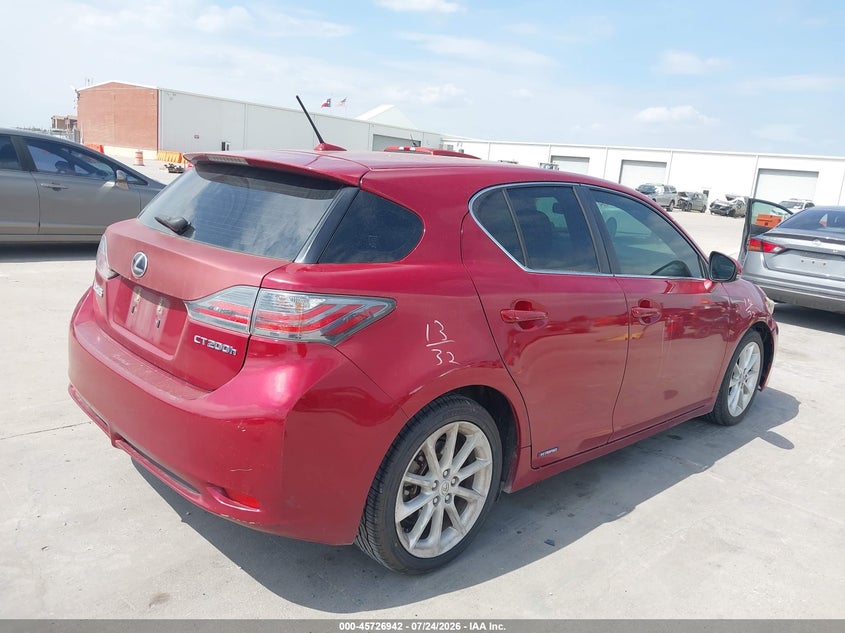 Vin: jthkd5bh5b2014110, lot: 46225641, lexus ct 200h 20114