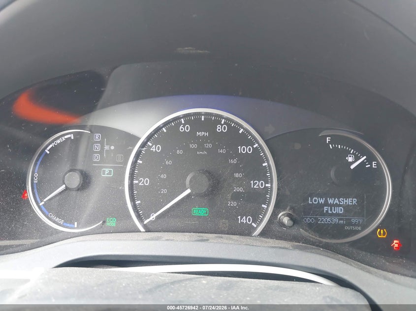 2011 LEXUS CT 200H auction photo 7