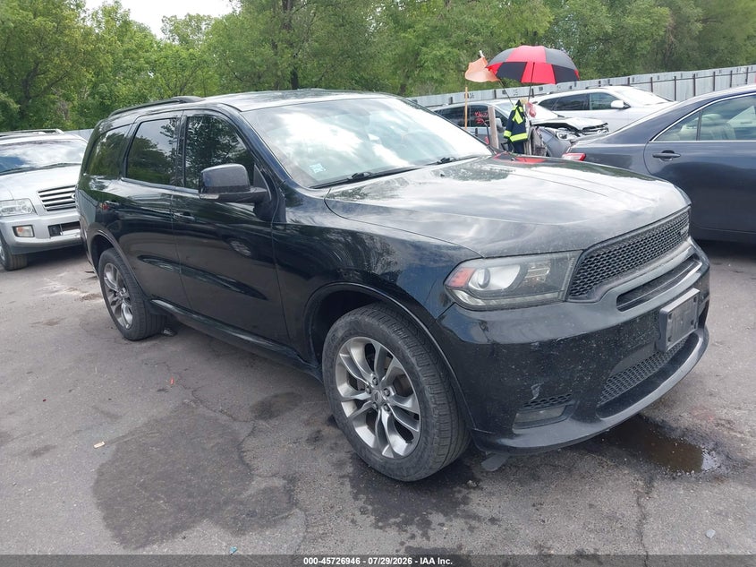 Vin: 1c4rdjdg5kc764680, lot: 46225645, dodge durango gt plus awd 2019 img_1