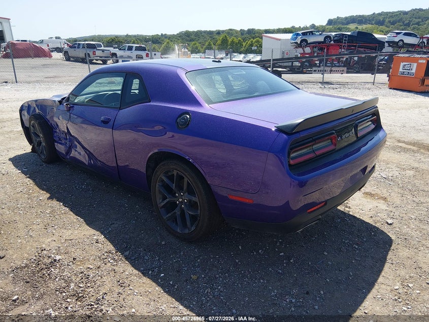 Vin: 2c3cdzag2kh518342, lot: 46225664, dodge challenger sxt 20193
