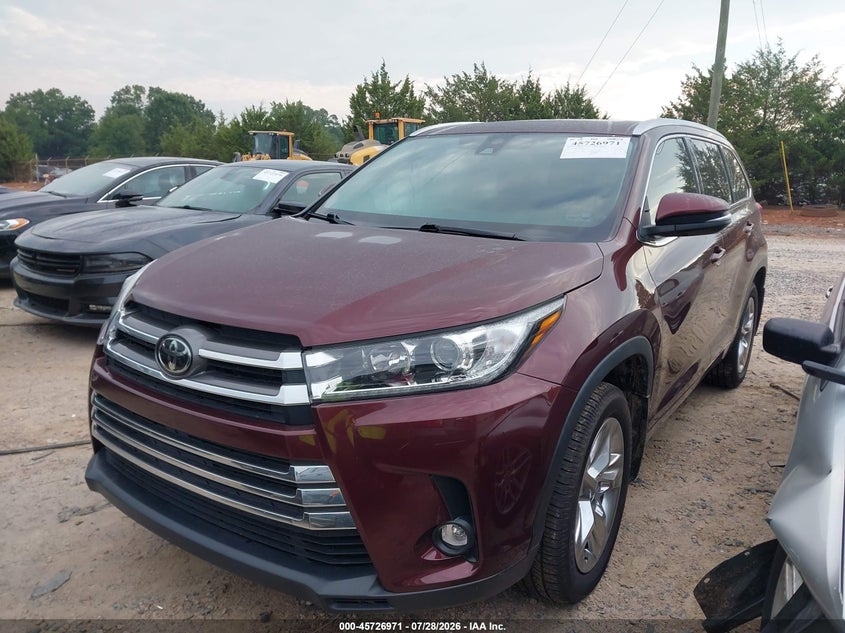 Vin: 5tddzrfh3k5982194, lot: 46225670, toyota highlander limited/limited platinum 20192