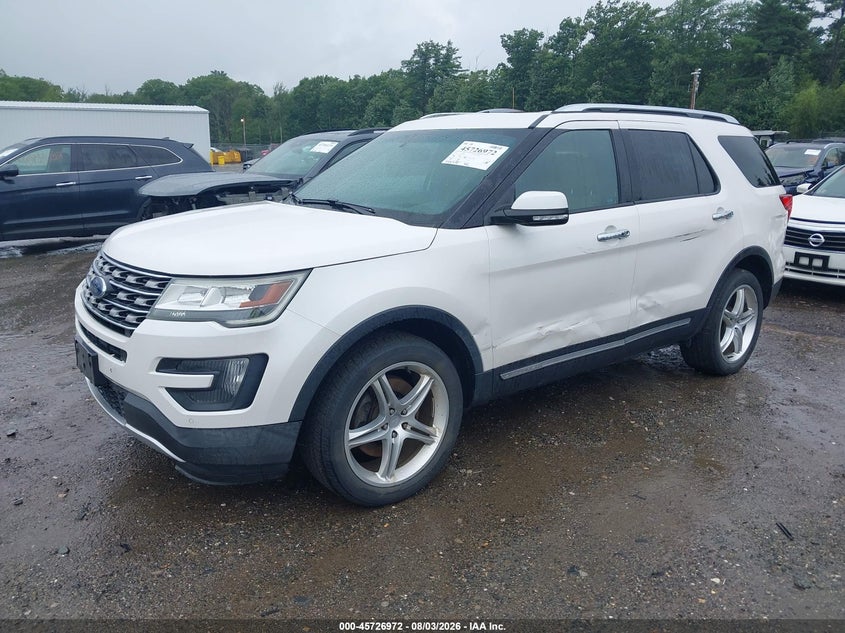 Vin: 1fm5k8f89gga31255, lot: 46225671, ford explorer limited 20162