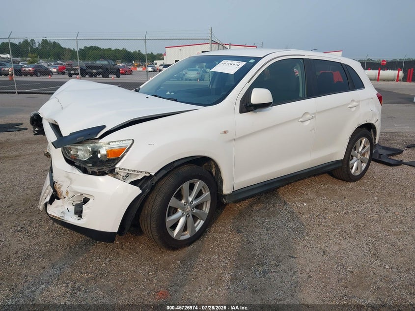Vin: 4a4ap3au9de010613, lot: 46225673, mitsubishi outlander sport es 20132