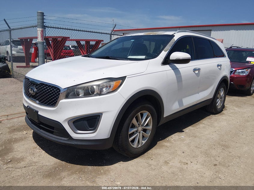 Vin: 5xypg4a31gg036407, lot: 46225678, kia sorento 2.4l lx 20162