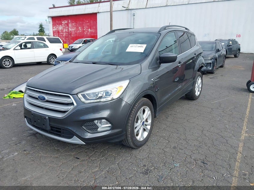 Vin: 1fmcu9hd1jua77575, lot: 46225705, ford escape sel 20182