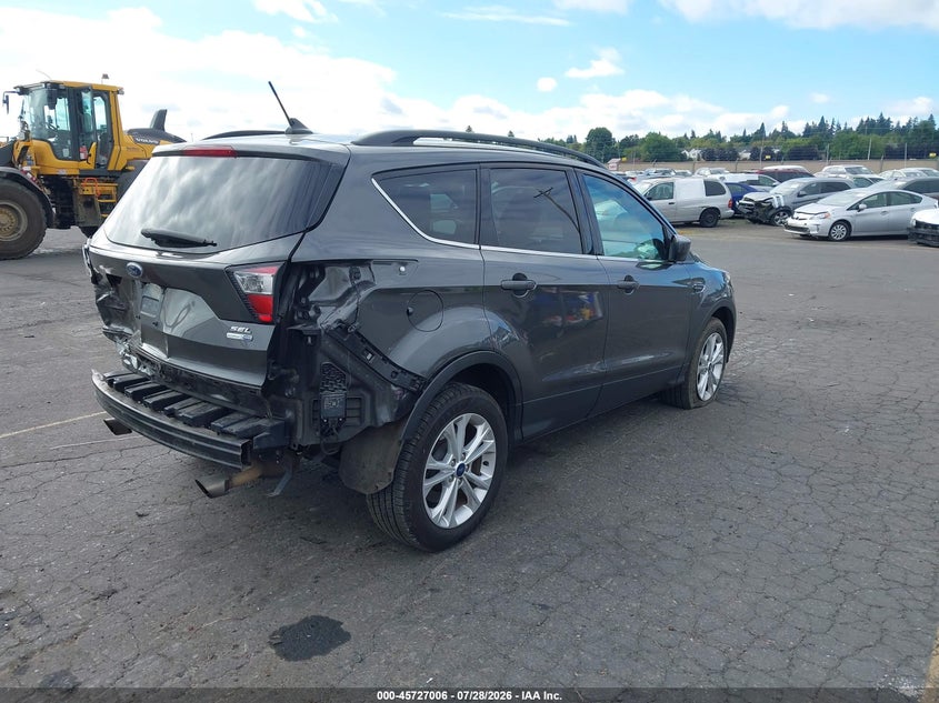 Vin: 1fmcu9hd1jua77575, lot: 46225705, ford escape sel 20184