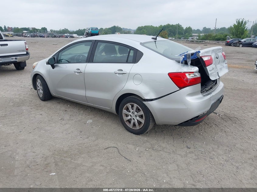 Vin: knadm4a39e6323261, lot: 46225717, kia rio lx 20143