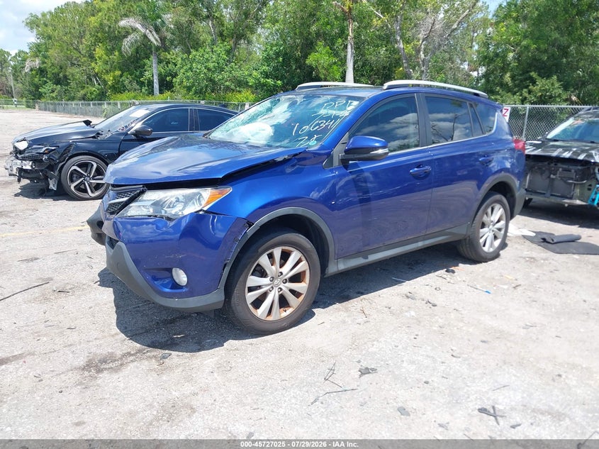Vin: 2t3yfrevxew106341, lot: 46225724, toyota rav4 limited 20142