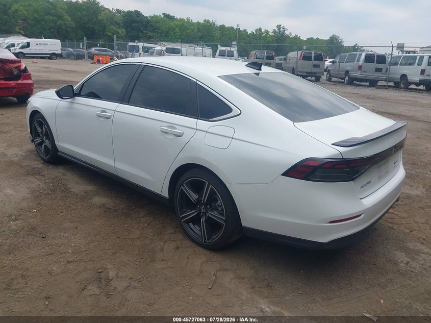 Vin: 1hgcy2f54ra044757, lot: 46225762, honda accord hybrid sport 20243