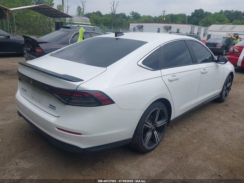 Vin: 1hgcy2f54ra044757, lot: 46225762, honda accord hybrid sport 20244