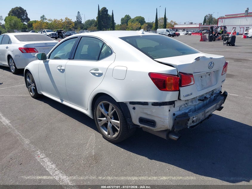 Vin: jthbf5c25a2096276, lot: 46225800, lexus is 250 20103