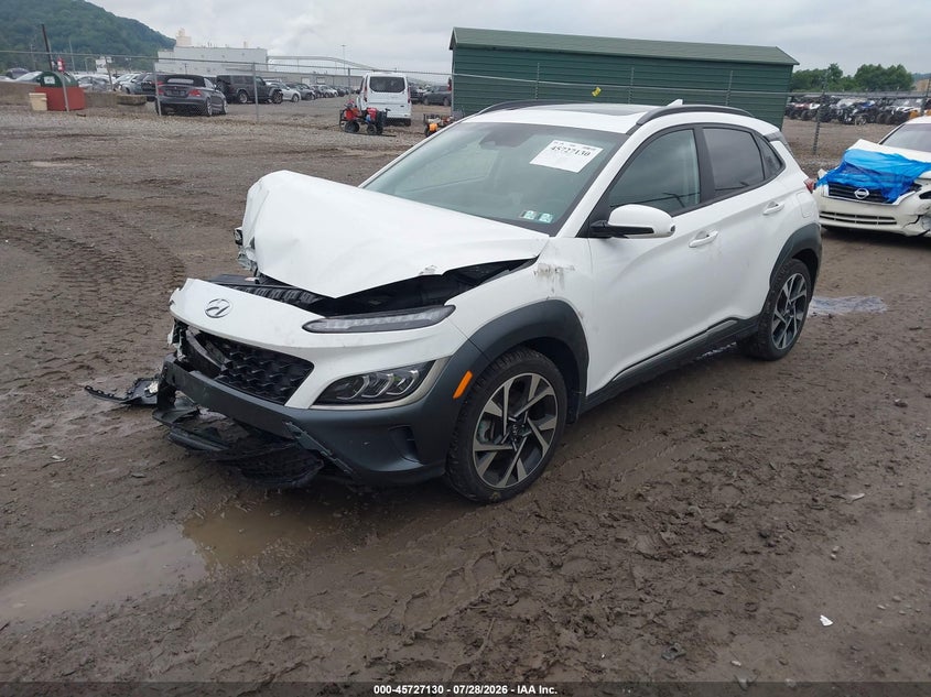 Vin: km8k5ca38pu008026, lot: 46225829, hyundai kona limited 20232