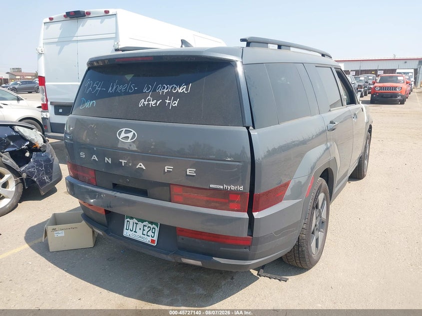 Vin: 5nmp2dg18sh043082, lot: 46225838, hyundai santa fe hybrid sel 20254