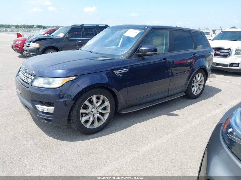 Vin: salwr2pf6ga119576, lot: 46225857, land rover range rover sport 3.0l v6 supercharged hse 20162