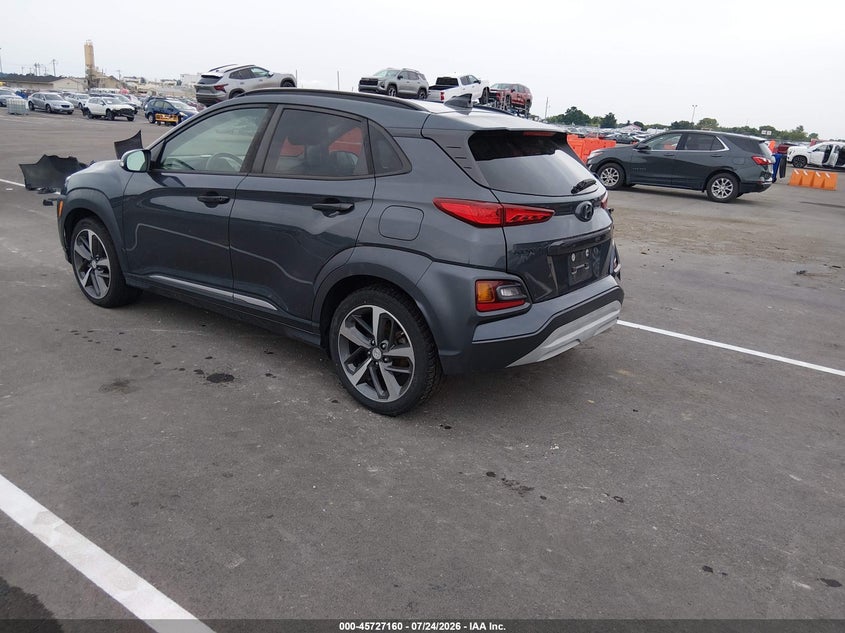 Vin: km8k33a57ju137809, lot: 46225859, hyundai kona limited 20183