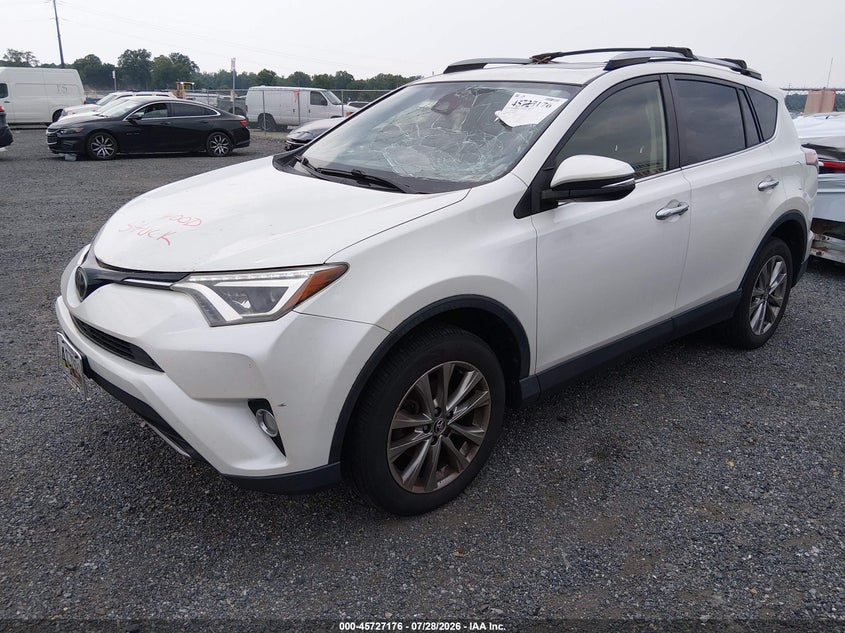 Vin: jtmdfrev6hd219767, lot: 46225875, toyota rav4 limited 20172
