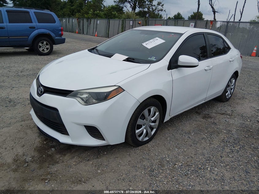 Vin: 2t1burhe3ec029989, lot: 46225877, toyota corolla le 20142