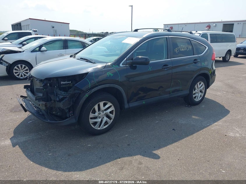 Vin: 5j6rm4h74gl007587, lot: 46225878, honda cr-v ex-l 20162