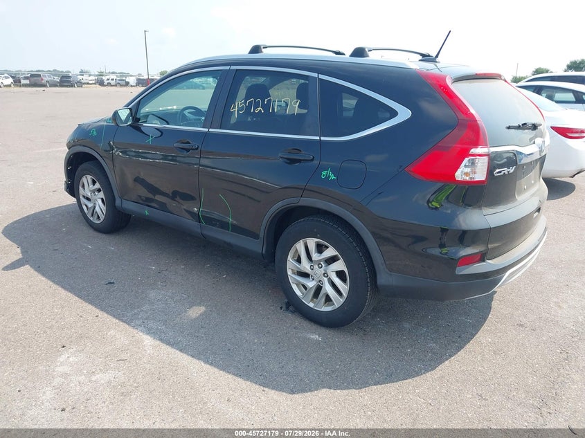 Vin: 5j6rm4h74gl007587, lot: 46225878, honda cr-v ex-l 20163