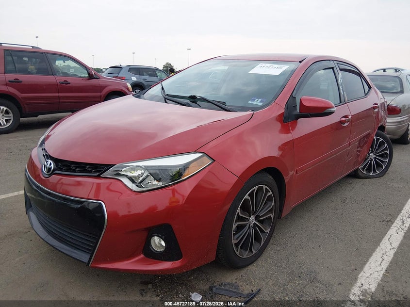 Vin: 5yfburhe4ep099677, lot: 46225888, toyota corolla s plus 20142