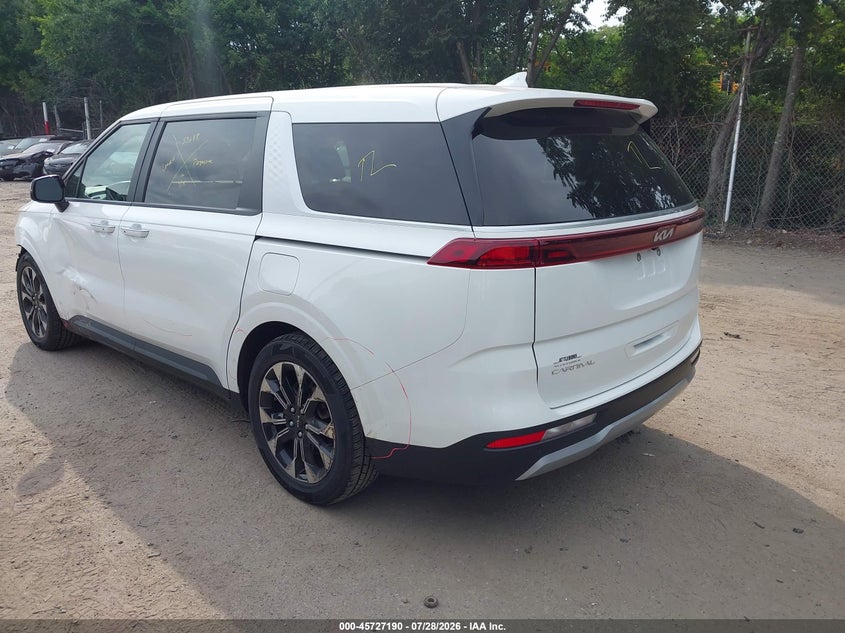 Vin: kndnc5h33r6397917, lot: 46225889, kia carnival mpv ex 20243