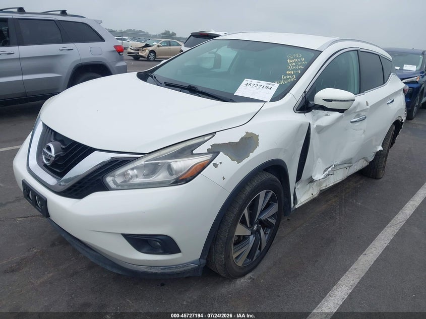 2017 NISSAN MURANO auction photo 2