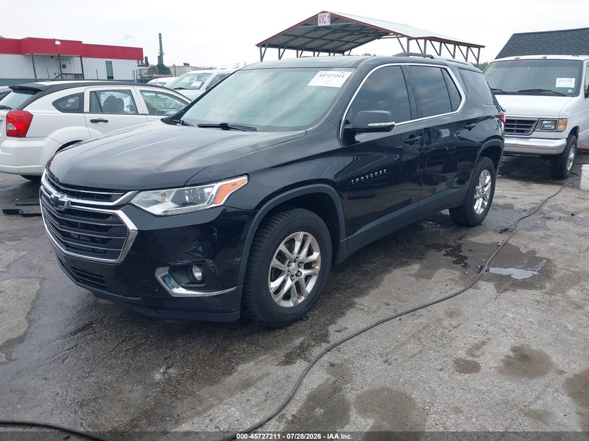Vin: 1gnergkw4jj101390, lot: 46225910, chevrolet traverse lt cloth 20182