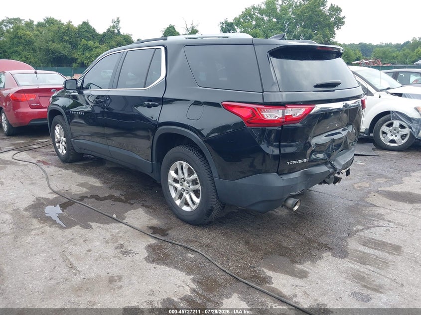 Vin: 1gnergkw4jj101390, lot: 46225910, chevrolet traverse lt cloth 20183
