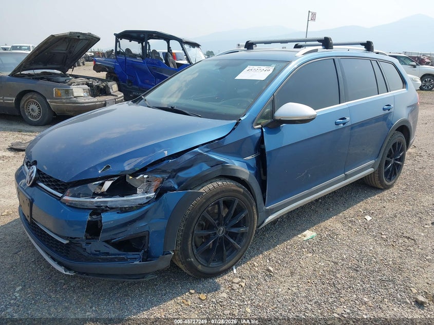 Vin: 3vwh17au1jm768835, lot: 46225948, volkswagen golf alltrack tsi s/tsi se/tsi sel 20182