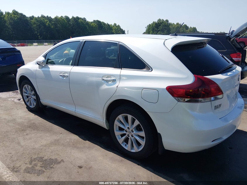 Vin: 4t3za3bb1fu091384, lot: 46225955, toyota venza xle 20153