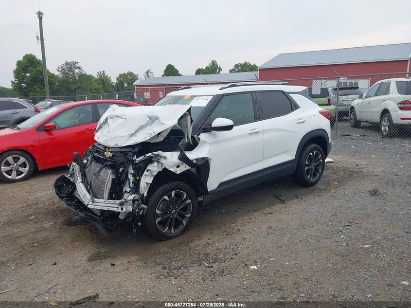 Vin: kl79mrsl5mb166173, lot: 46225963, chevrolet trailblazer awd lt 20212