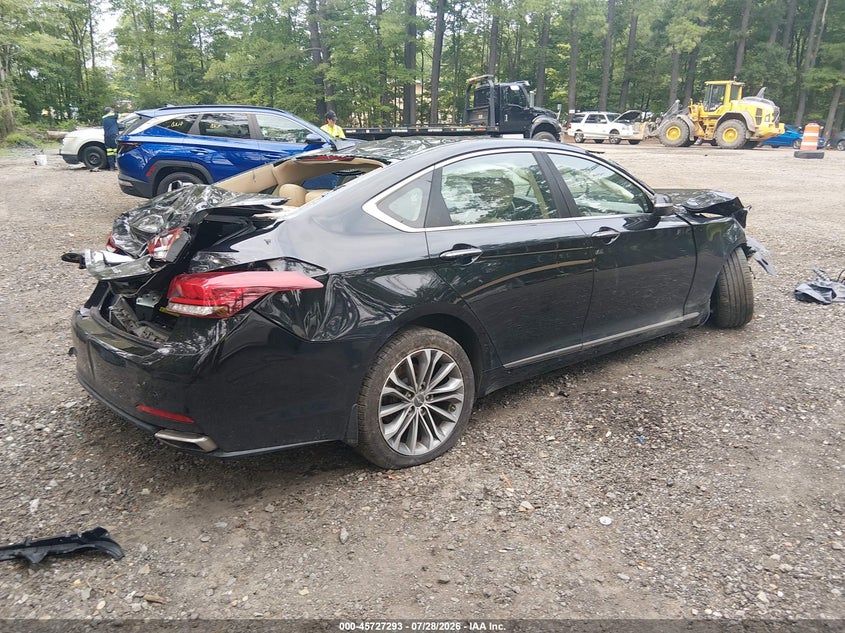 Vin: kmhgn4je7gu125223, lot: 46225992, hyundai genesis 3.8 20164