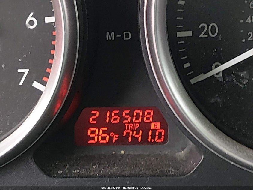 2009 MAZDA 6 SEDAN 2.5L I-4 DOHC, VVT, 168HP