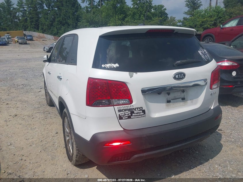 Vin: 5xyku4a21bg027029, lot: 46226032, kia sorento ex v6 20113