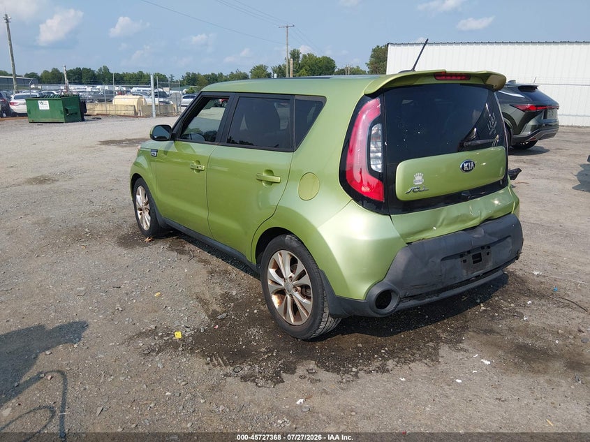 Vin: kndjp3a53f7774707, lot: 46226067, kia soul + 20153