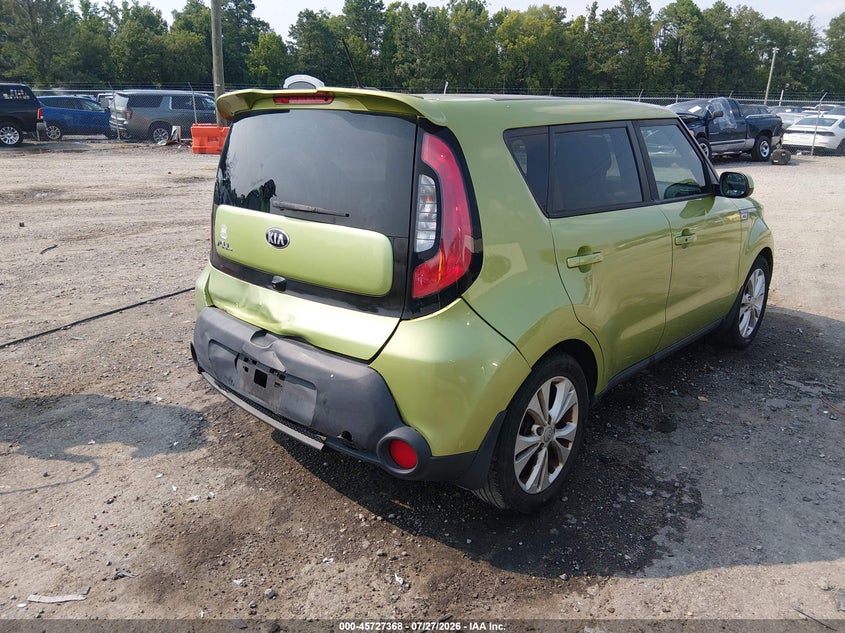 Vin: kndjp3a53f7774707, lot: 46226067, kia soul + 20154