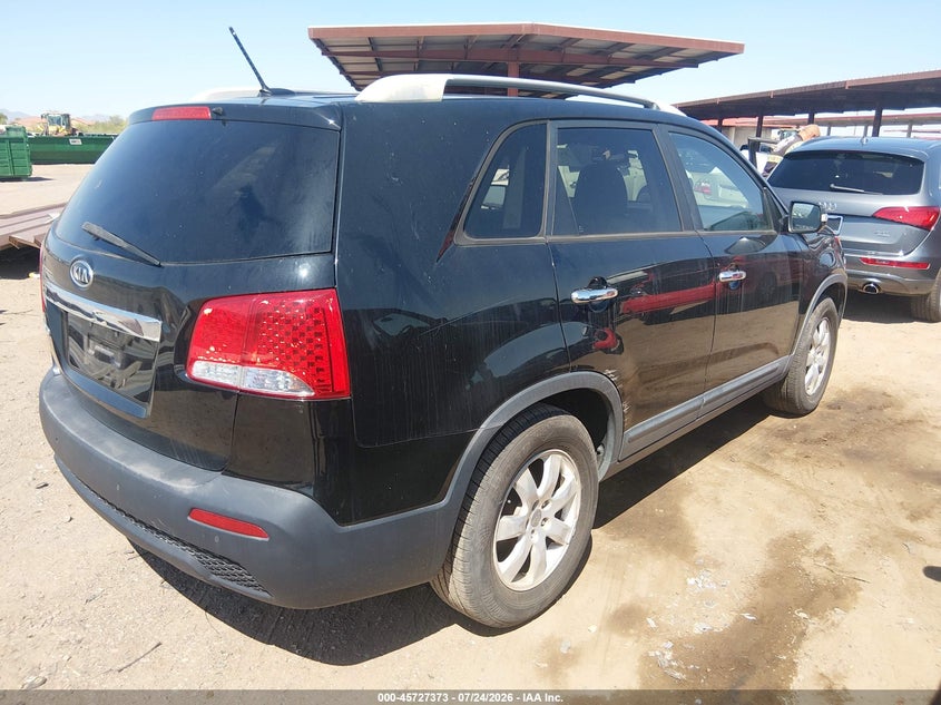 Vin: 5xykt3a61cg299775, lot: 46226072, kia sorento lx 20124