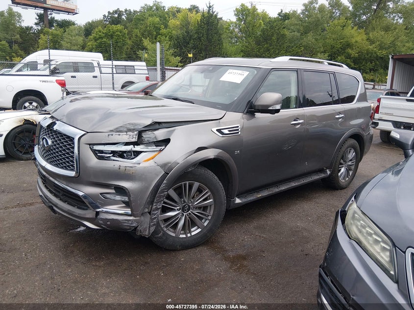 Vin: jn8az2nf4k9684928, lot: 46226094, infiniti qx80 luxe 20192