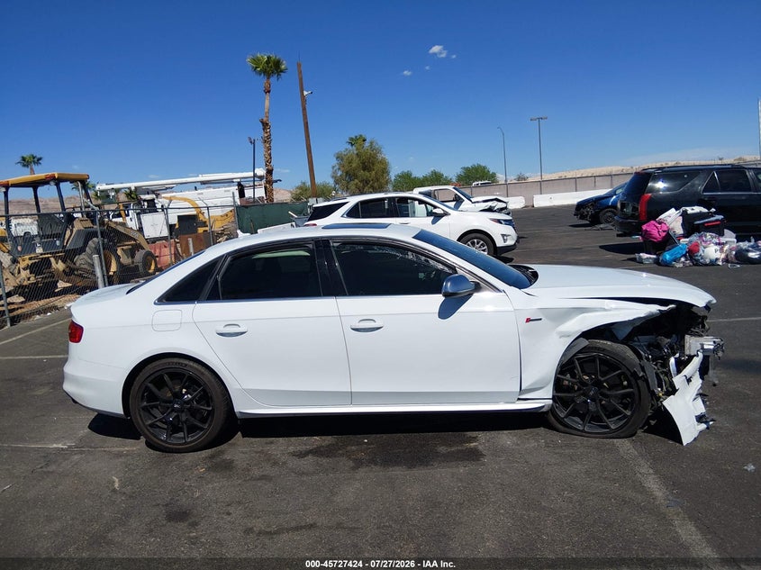 2013 AUDI S4 SEDAN 3.0L V-6 DI, DOHC, VVT, SUPERCHARGER, 333HP