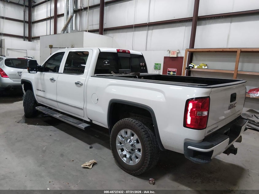 Vin: 1gt12uey1jf203482, lot: 46226131, gmc sierra 2500hd denali 20183