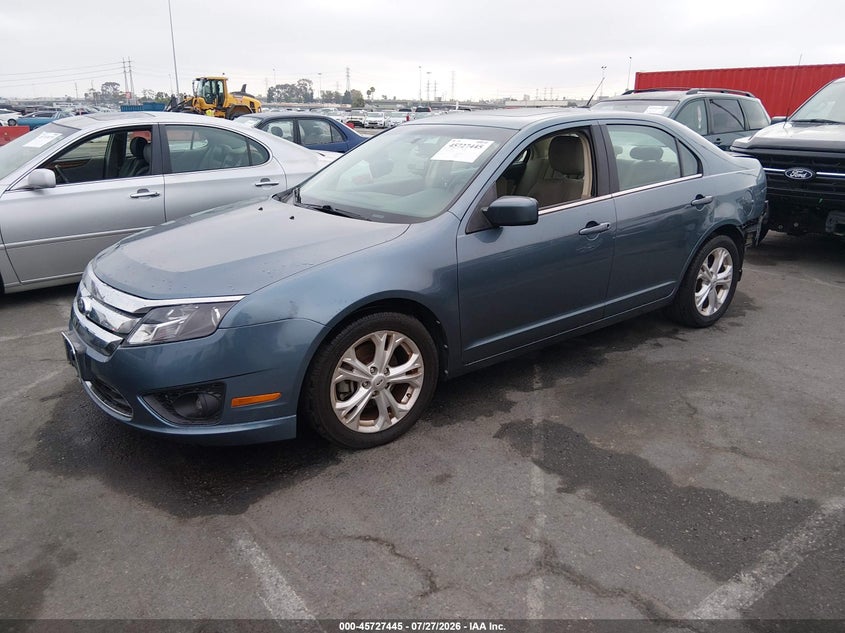 Vin: 3fahp0ha8cr441803, lot: 46226144, ford fusion se 20122