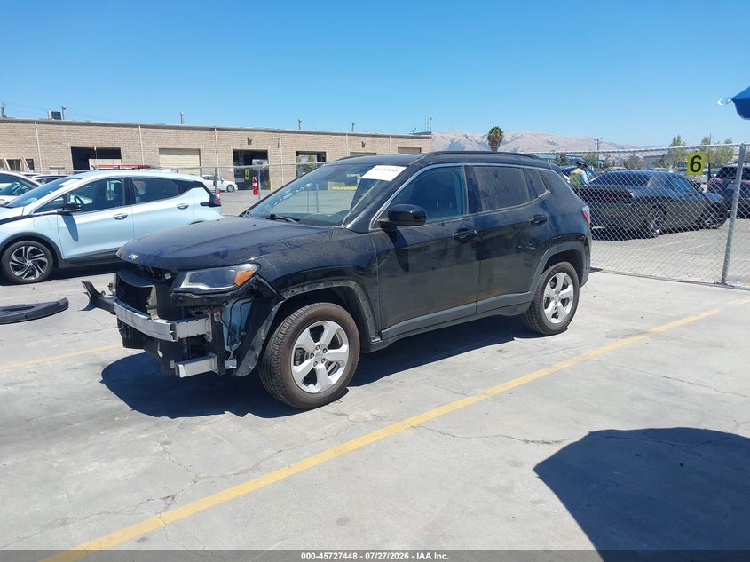 Vin: 3c4njcbb1jt293141, lot: 46226147, jeep compass latitude fwd 20182