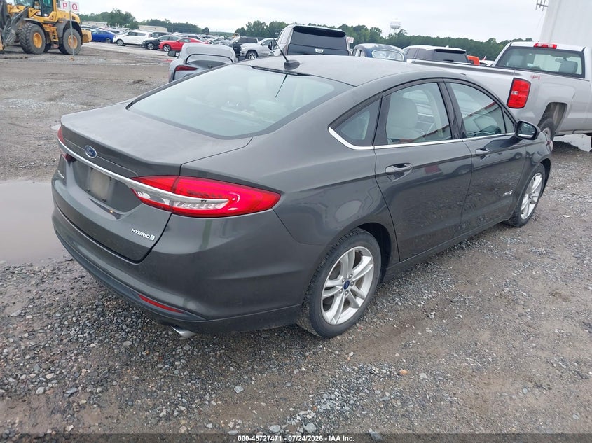 Vin: 3fa6p0uu0jr271604, lot: 46226170, ford fusion hybrid s 20184