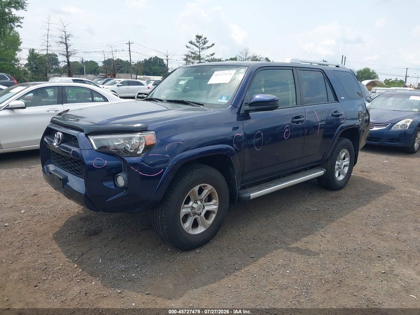 Vin: jtebu5jr6j5569491, lot: 46226178, toyota 4runner sr5 20182