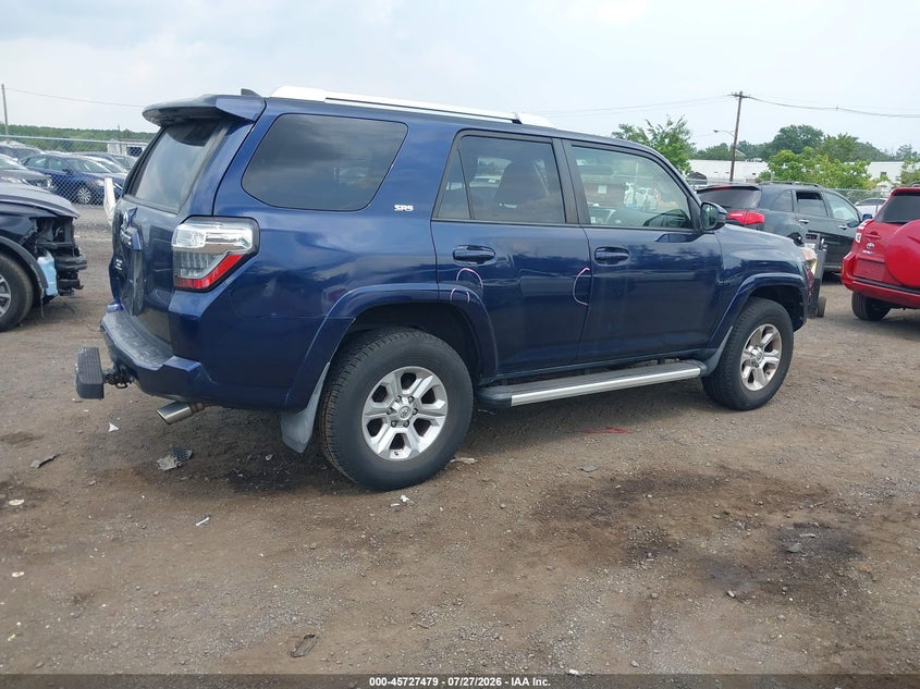 Vin: jtebu5jr6j5569491, lot: 46226178, toyota 4runner sr5 20184