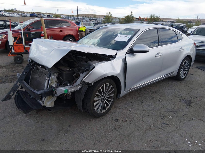 Vin: knalc4j12j5105319, lot: 46226185, kia cadenza premium 20182