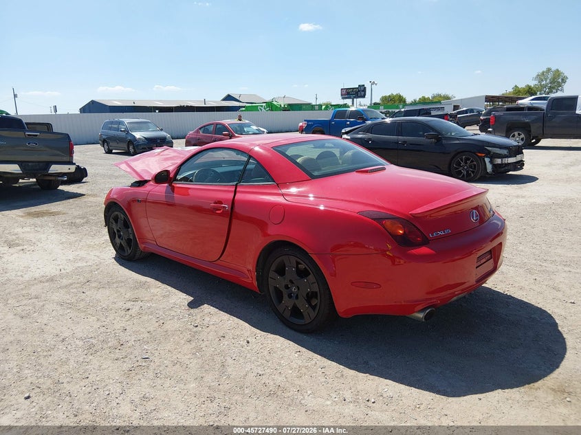 2002 LEXUS SC 430 auction photo 3