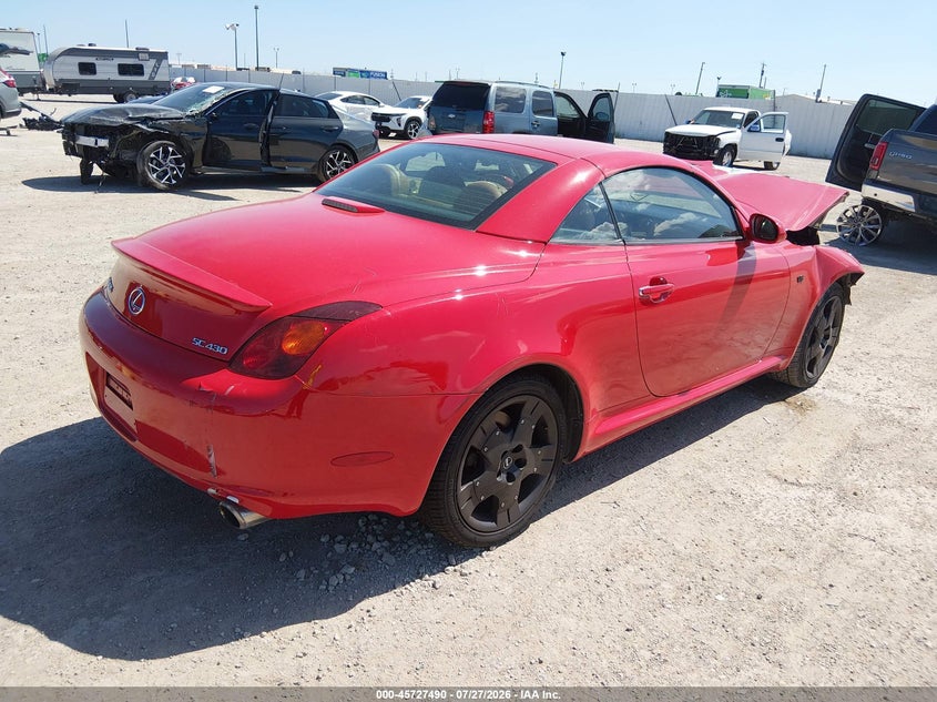 2002 LEXUS SC 430 auction photo 4