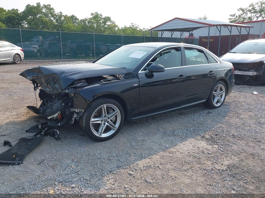 Vin: wauenaf47la044273, lot: 46226196, audi a4 premium plus 45 tfsi quattro s tronic 20202